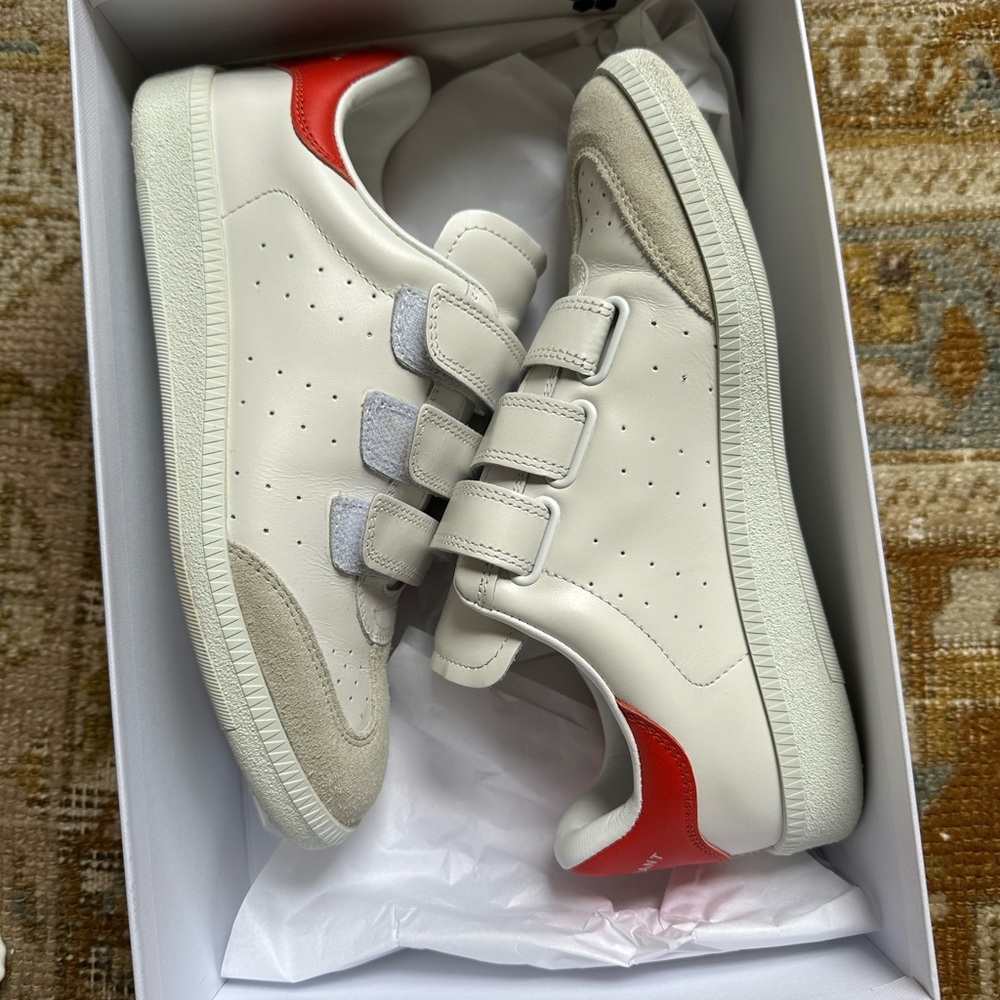 Isabel Marant Classic Beth Sneaker in Orange